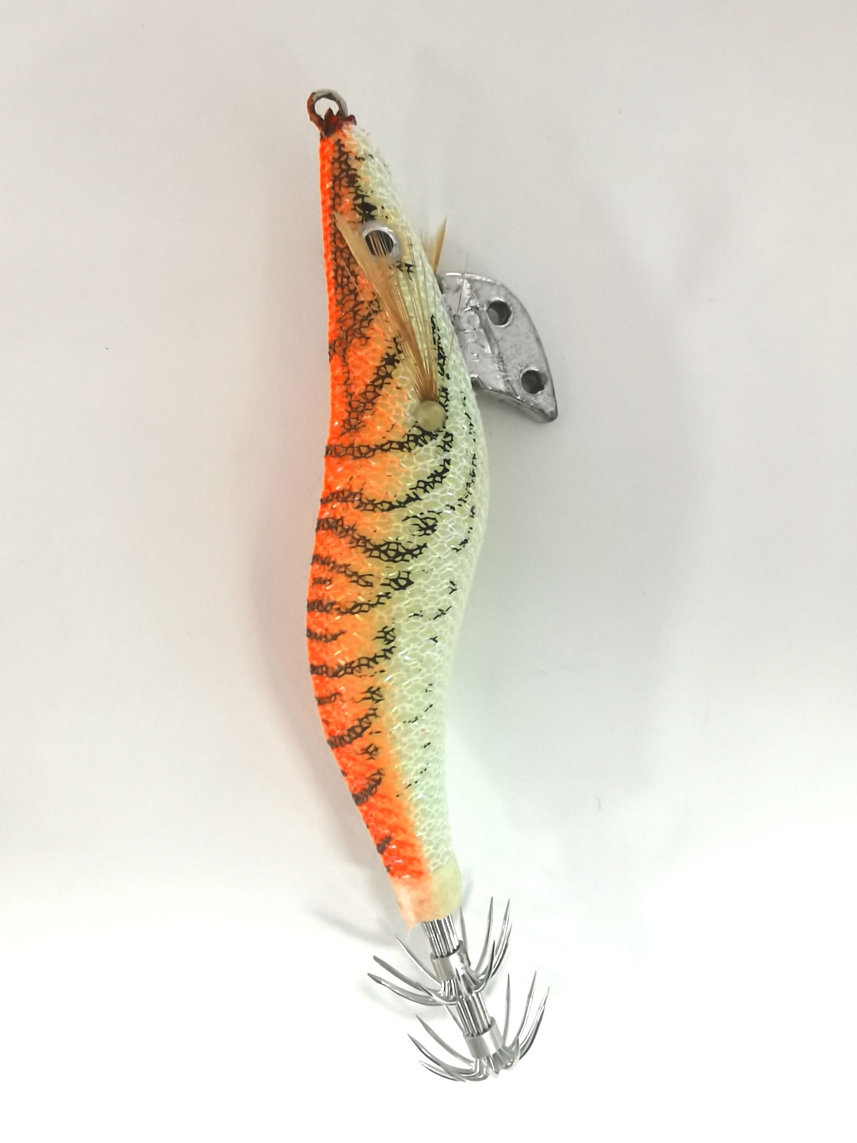 Fake lure wood shrimp Specification image