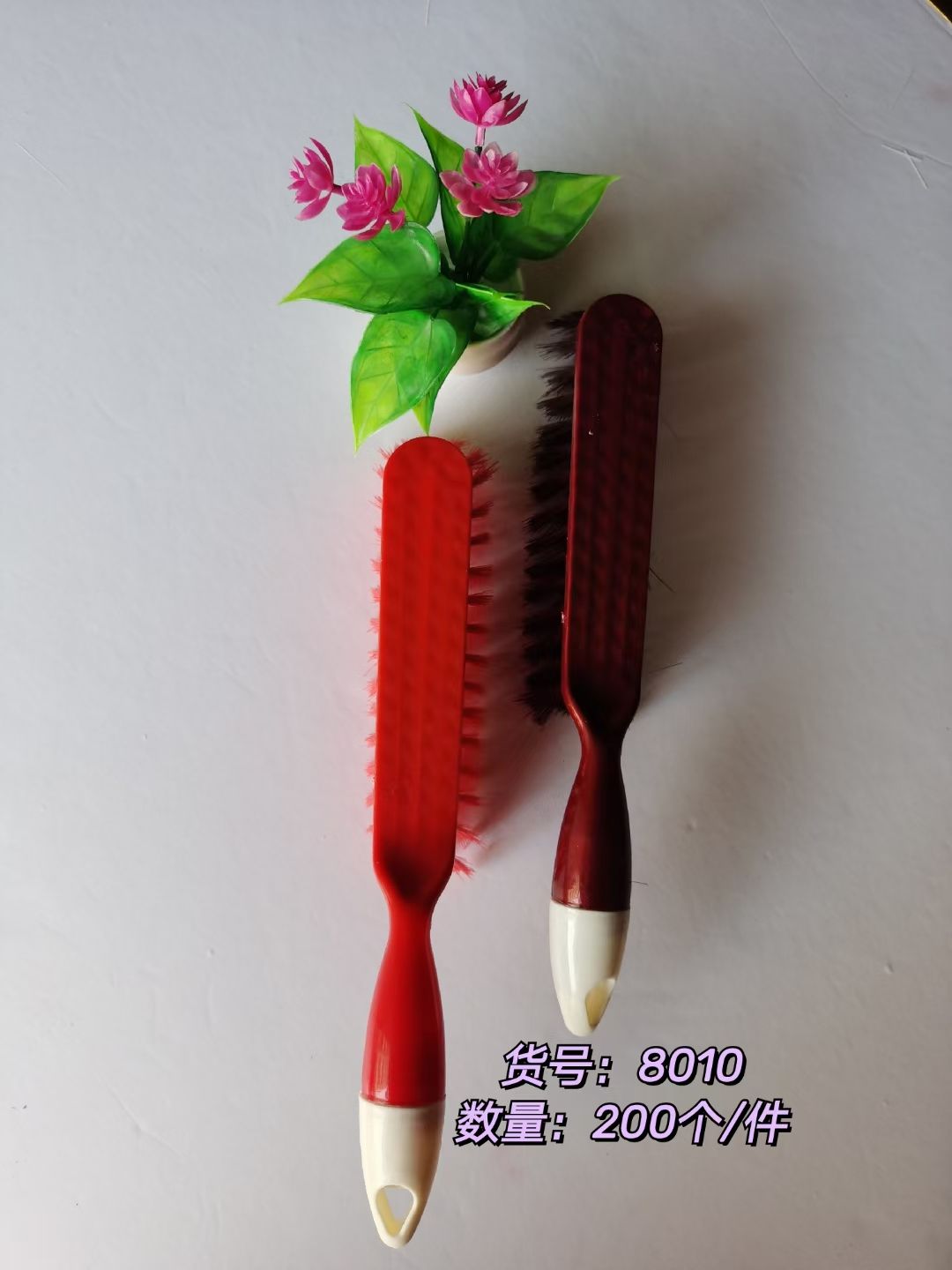 Item No. JSJ-8010, plastic long-handled bed brush, dust brush details Picture