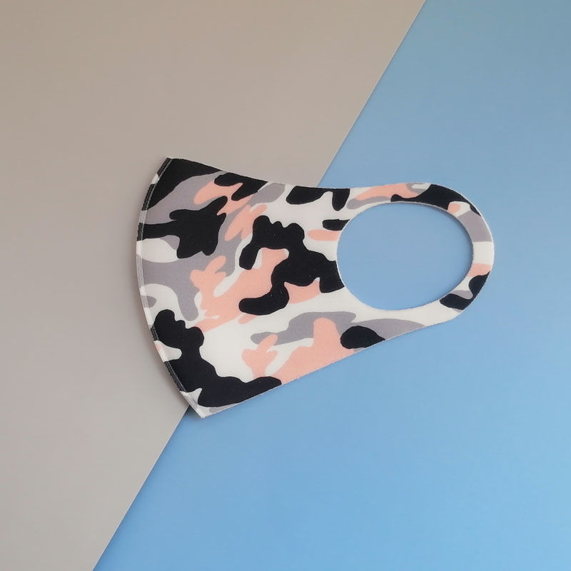 艾尚秀时尚口罩防尘防雾霾透气个性迷彩口罩2【外贸专供】