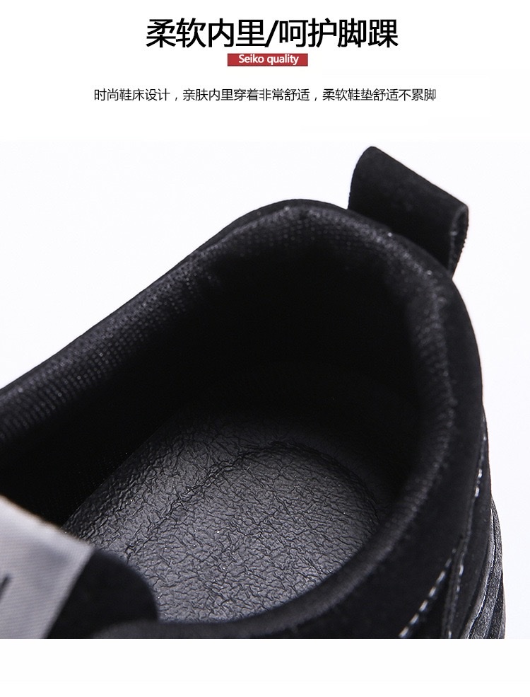 23男式马丁靴2021新款英伦风低帮工装皮靴棕色休闲男鞋冬季加绒保暖批发详情13