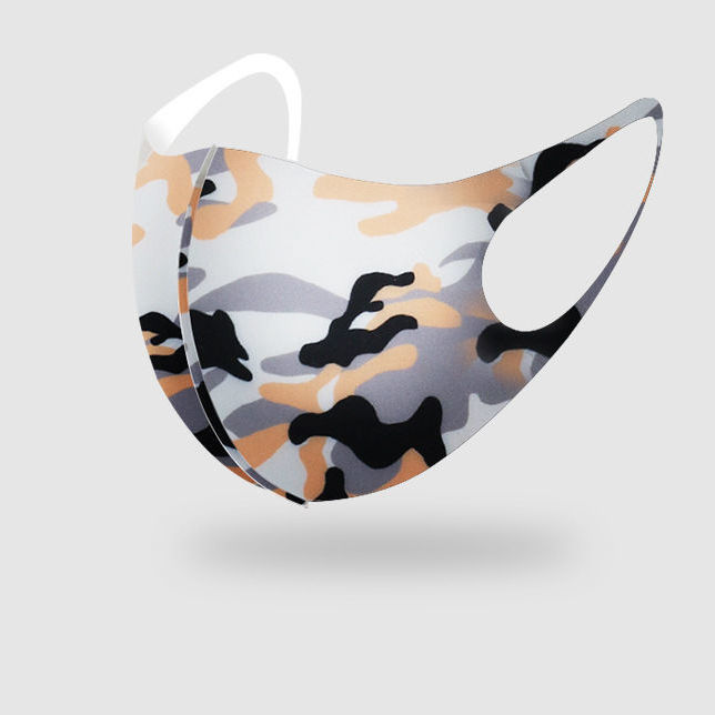 艾尚秀时尚口罩防尘防雾霾透气个性迷彩口罩21【外贸专供】