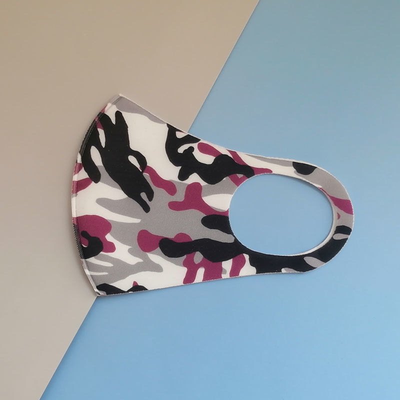 艾尚秀时尚口罩防尘防雾霾透气个性迷彩口罩3【外贸专供】