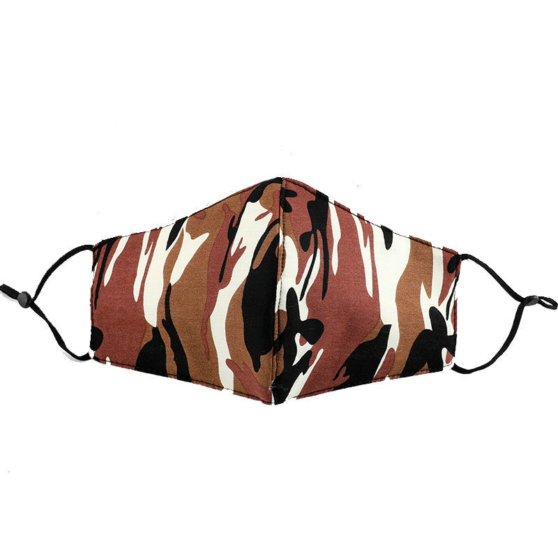 艾尚秀时尚口罩防尘防雾霾透气个性迷彩口罩16【外贸专供】