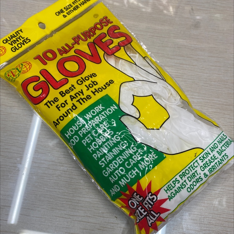 一次性PVC黄袋手套
PVC  10ALL-PURPOSE  GLOVES