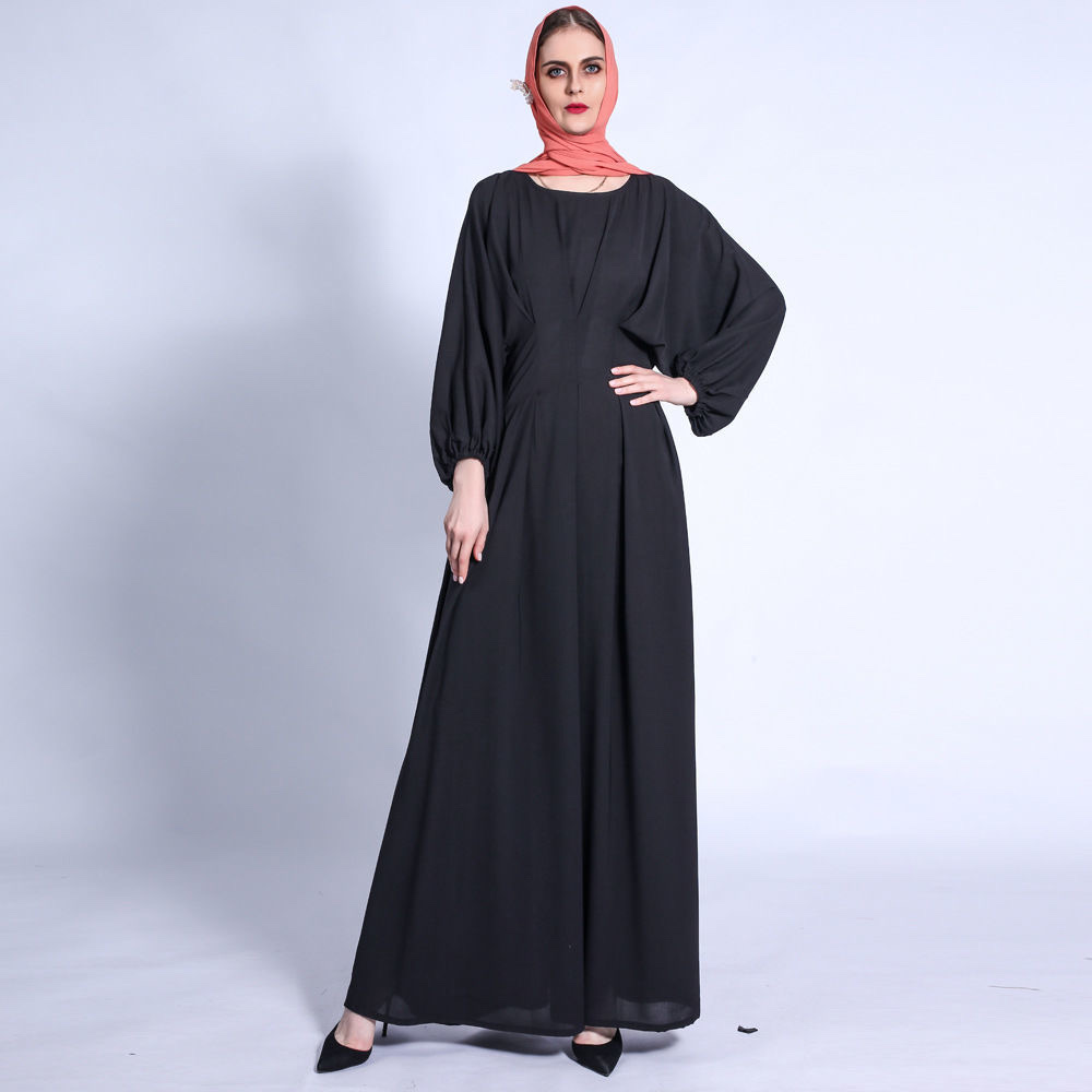 新款穆斯林女士长袍夏季回族服装迪拜清真服装1图