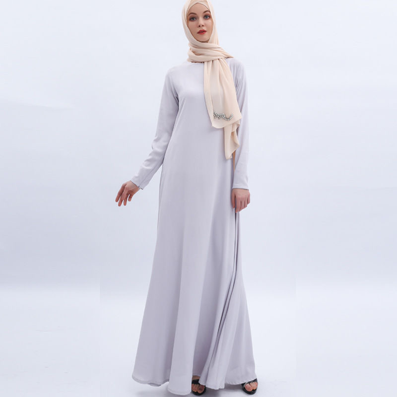 新款穆斯林女士长袍夏季回族服装迪拜清真服装6详情图1