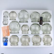 14罐装玻璃火罐拔罐器套装祛湿罐