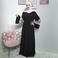 新款穆斯林女士长袍夏季回族服装迪拜清真服装3图