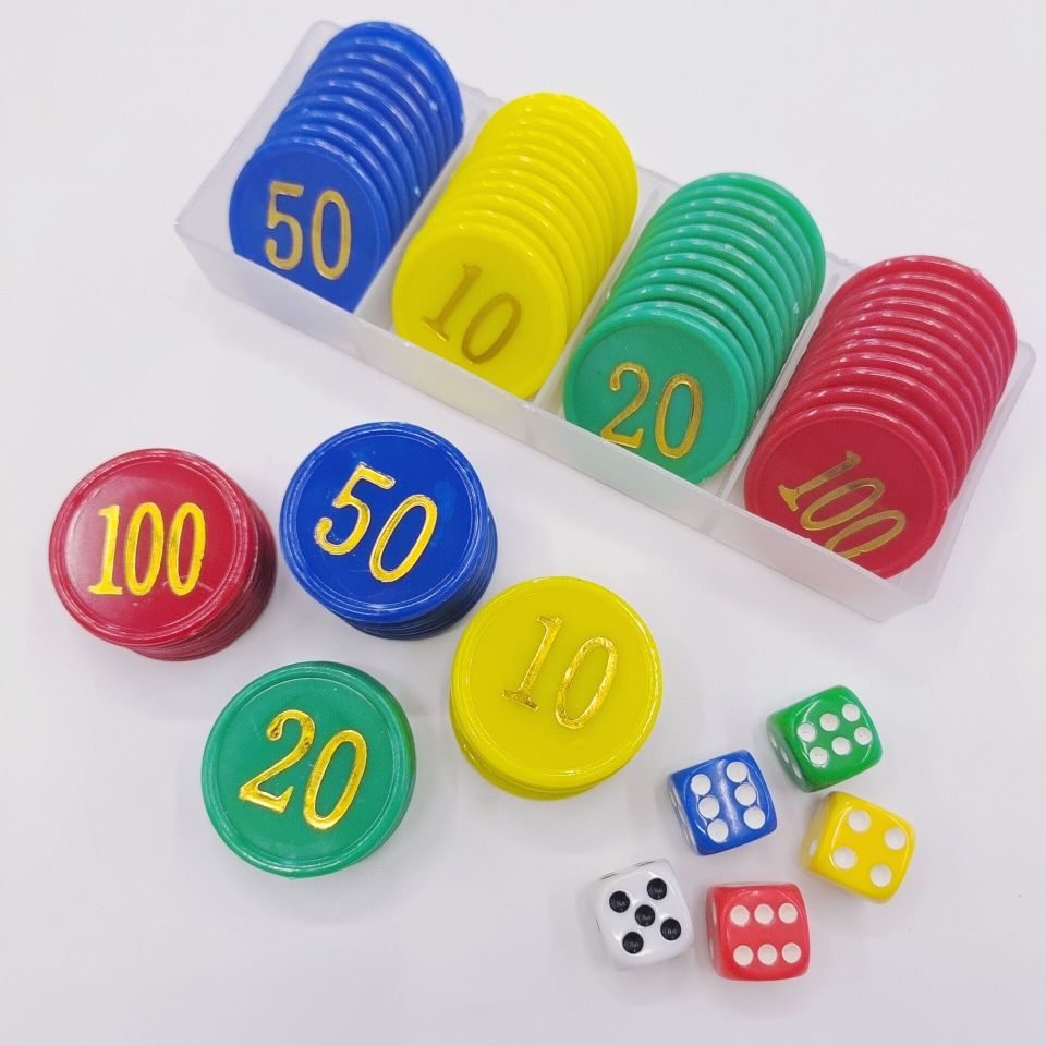 骰子、筹码实物图