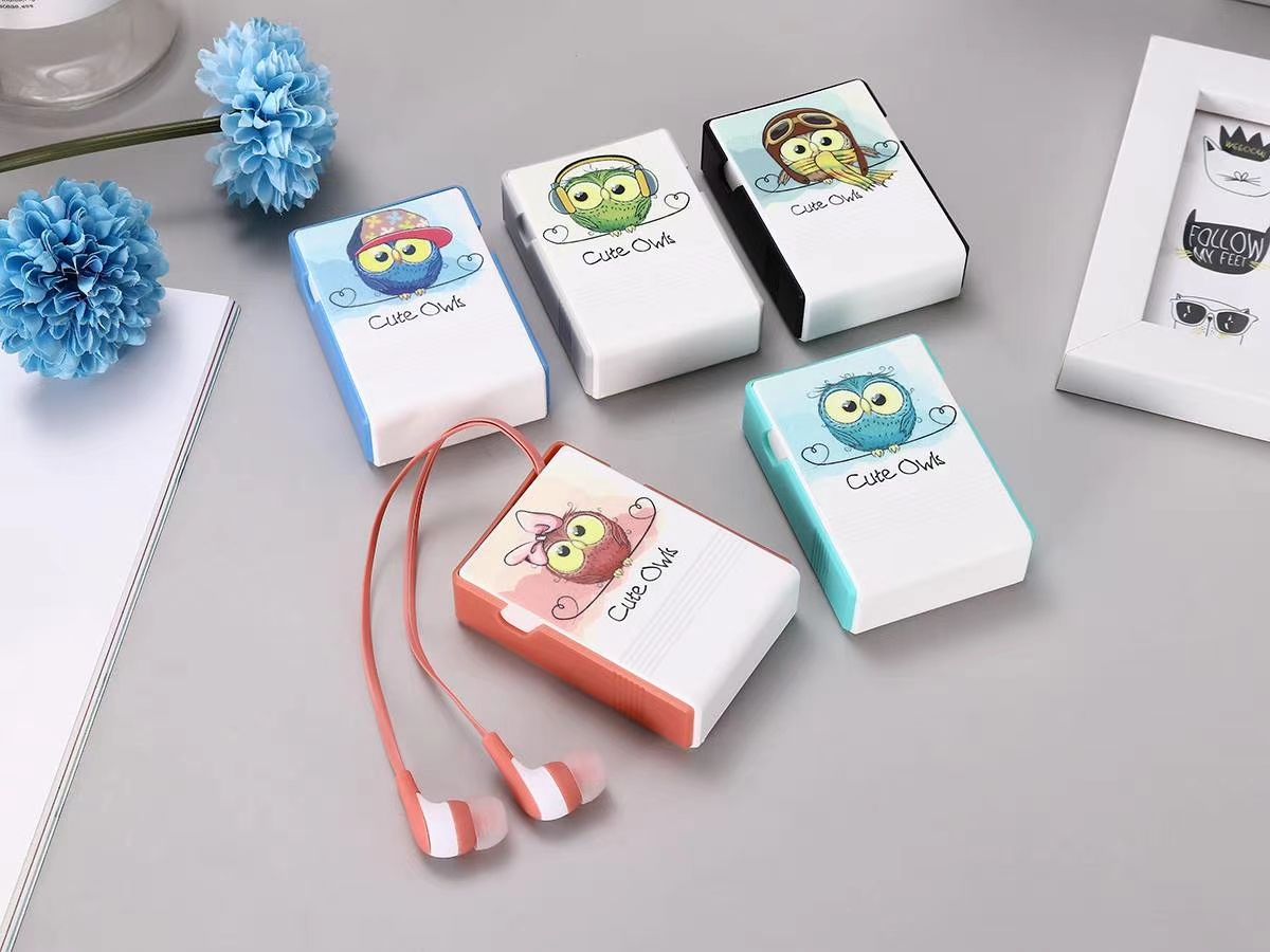 Auriculares con caja de almacenamiento auriculares de regalo auriculares de teléfono móvil auriculares en el oído auriculares con cable auriculares pequeños moda creativa boutique Item Picture