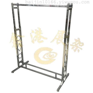 New best-selling square-shaped clothes hanger, island rack, floor rack, shelf, clothing display and upright hanging rack details Picture