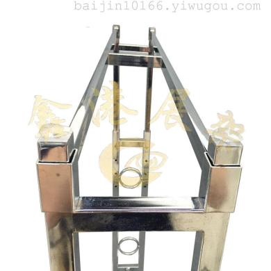 New best-selling square-shaped clothes hanger, island rack, floor rack, shelf, clothing display and upright hanging rack Specification image