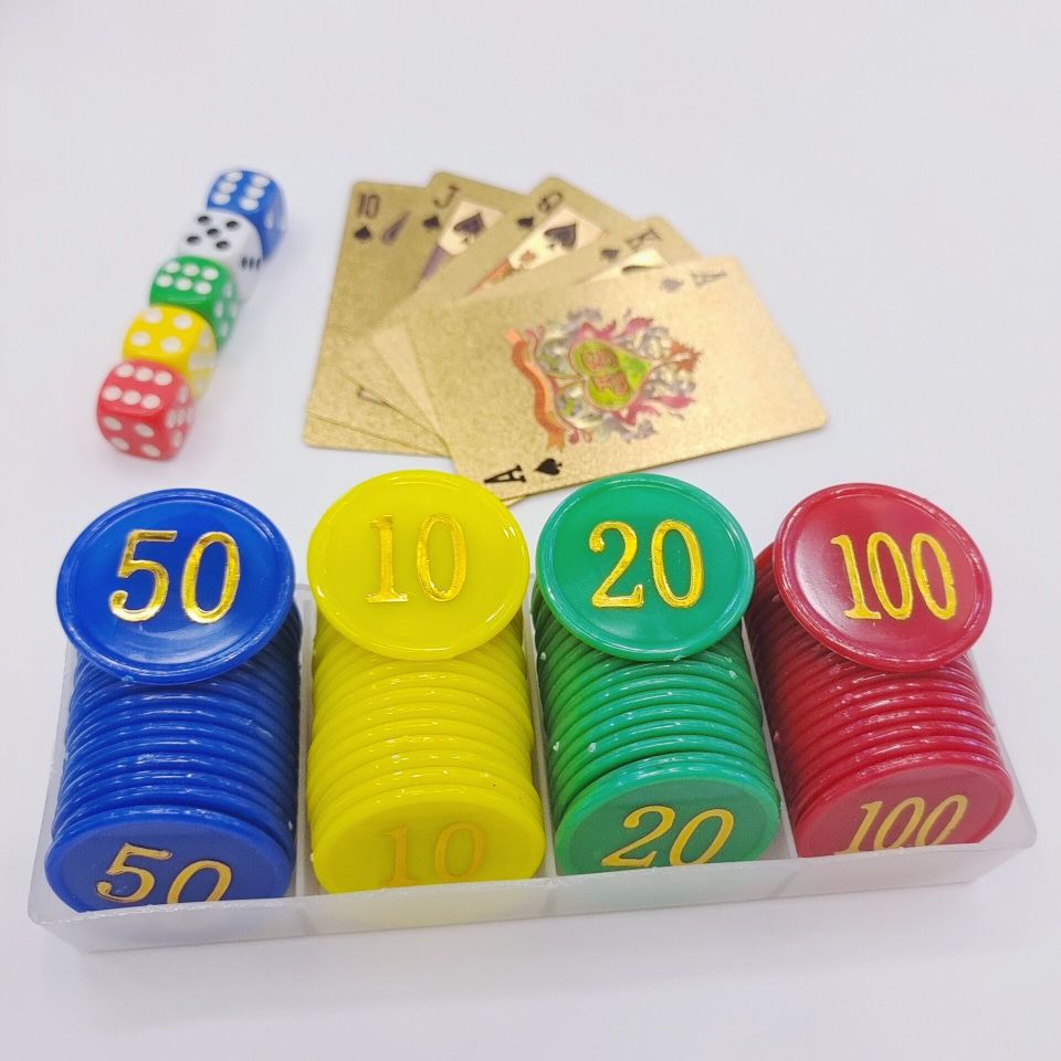 80片筹码和160片筹码细节图