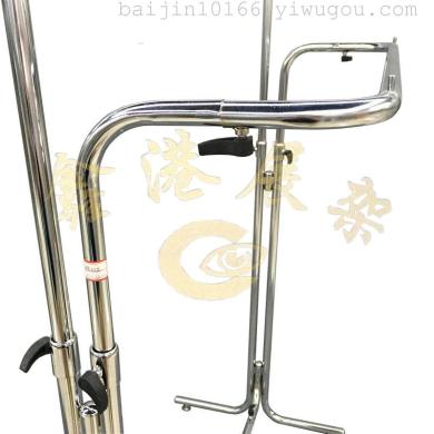 The best-selling ring-shaped double-bar electroplated display stand for women's and children's clothing can be electroplated on top and painted on the bottom Specification image