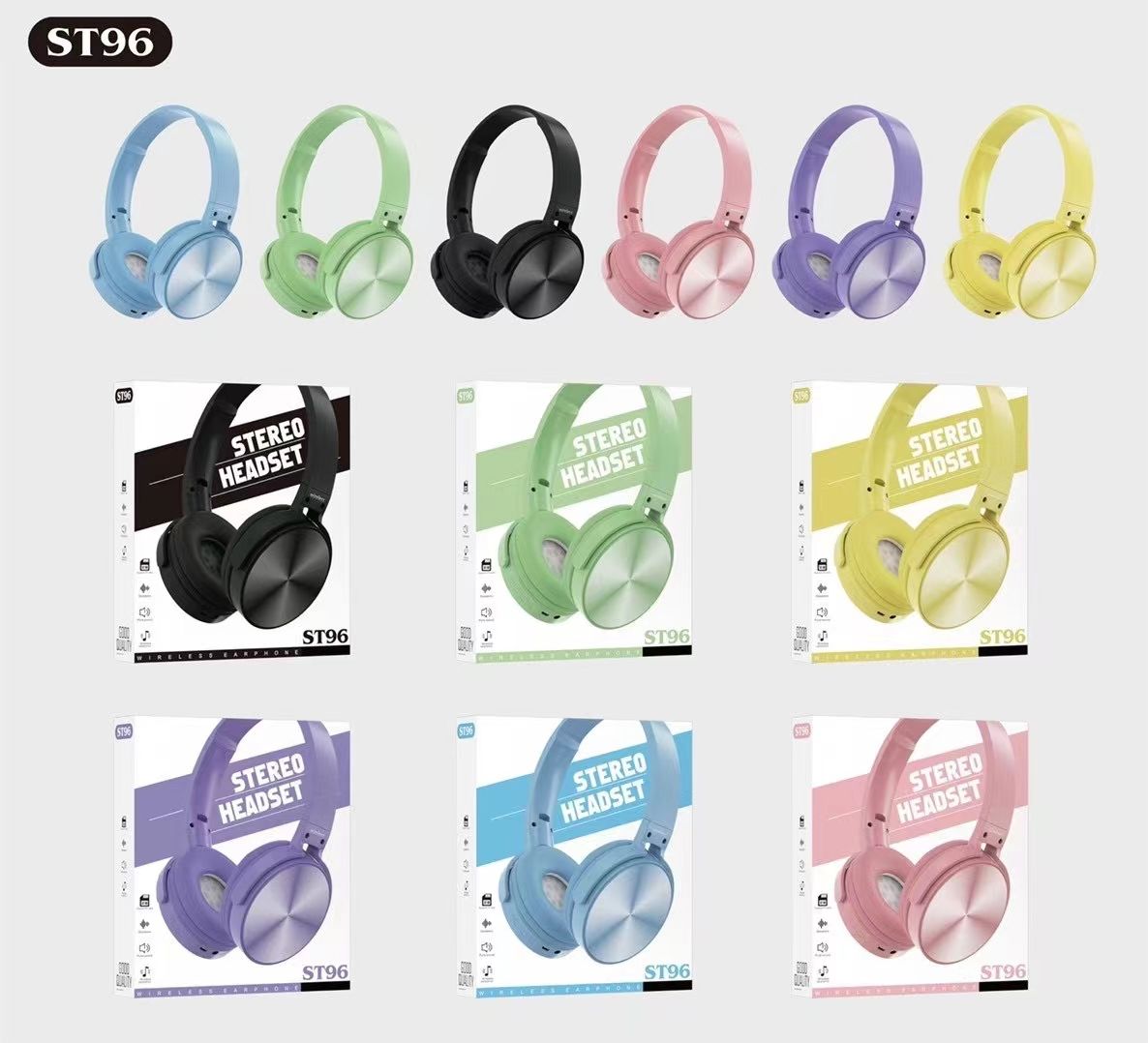Cat ears auriculares bluetooth, auriculares, etiqueta earphones 96 details Picture