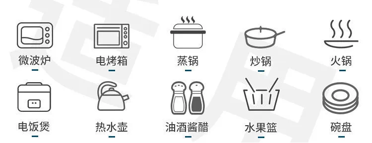 带轮子不锈钢厨房置物架落地微波炉烤箱收纳厨房架可移动详情图5