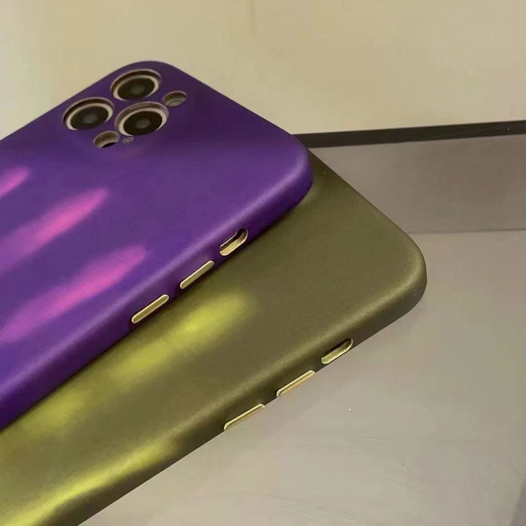 Thermal sensitive liquid three-pack electroplated key phone case protective cover detail image 2