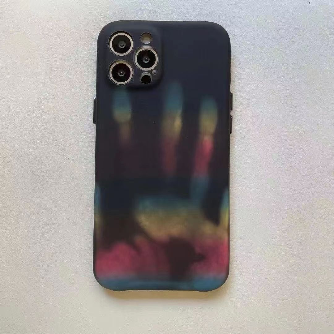 Thermal sensitive liquid three-pack electroplated key phone case protective cover detail image 4
