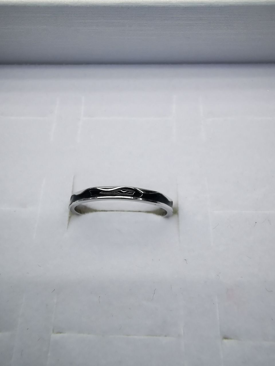 45 Korean-style pure copper ring for girls, simple and fashionable ins style small round bean set ring with adjustable opening Specification image