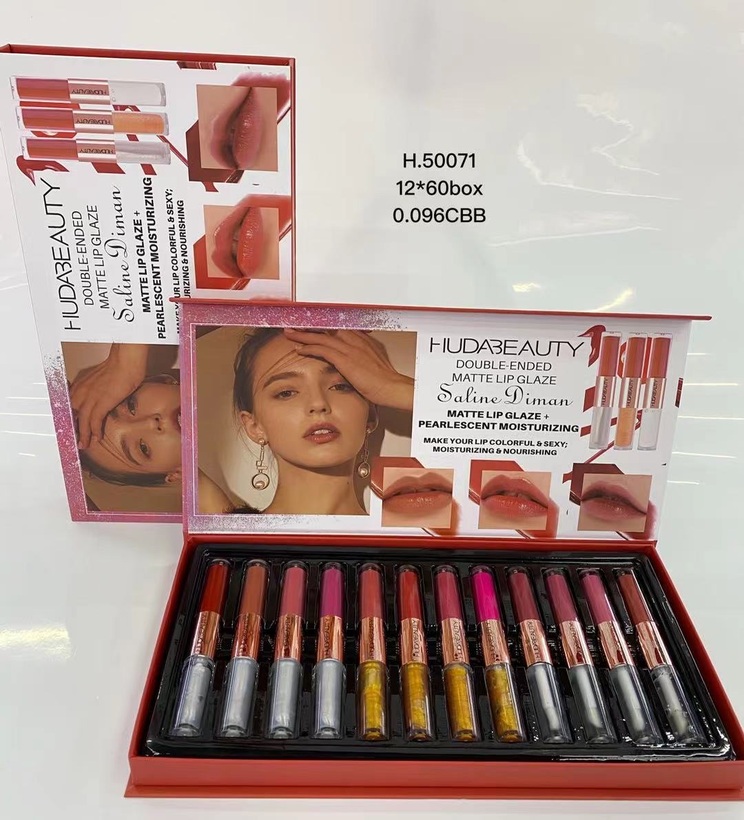 HUDA BEAUTY Double Lip Gloss details Picture