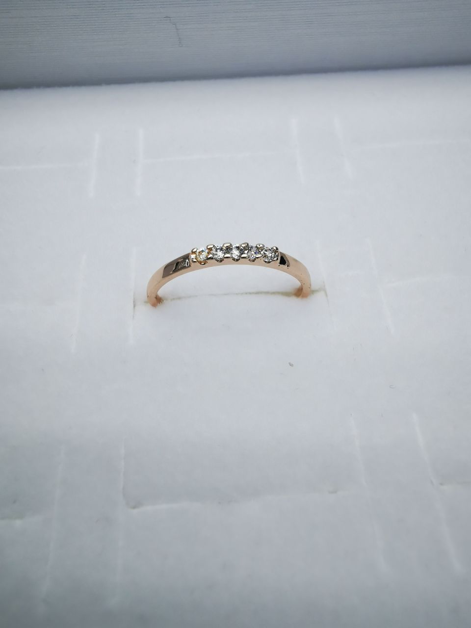37 Korean version pure copper ring girls' small accessory, simple and ins style fashionable small round bean set ring with adjustable opening details Picture