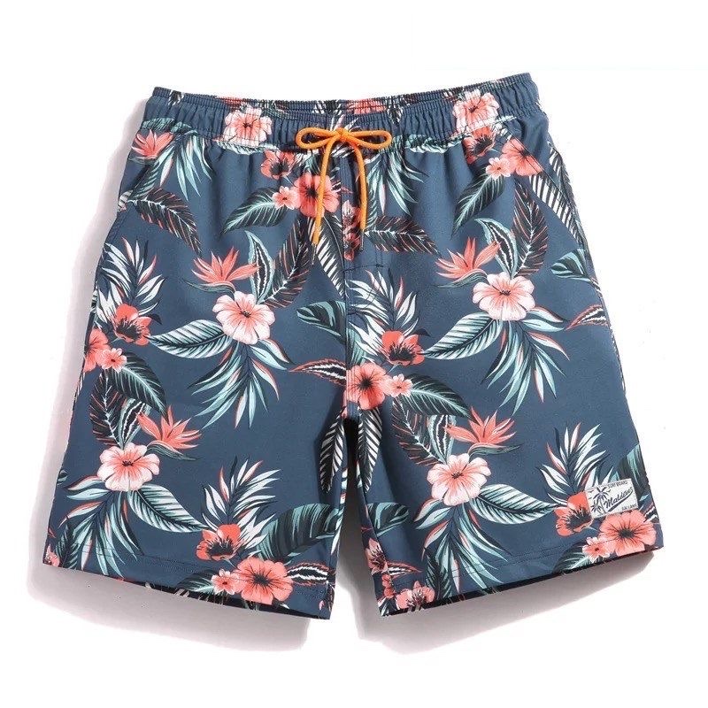 Men's fashionable, casual, comfortable, breathable and versatile beach pants, capri pants, mid-length pants. 16 details Picture