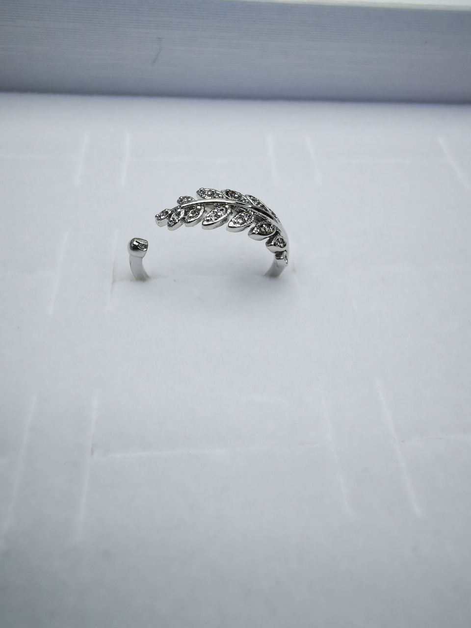 15 Korean version pure copper ring girls' small accessory, simple and ins style fashionable small round bean set ring with adjustable opening