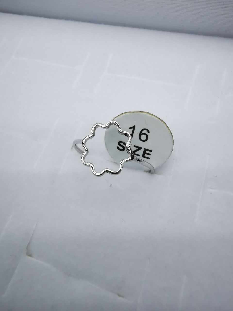 42 Korean version pure copper ring girls' small accessory, simple and ins style fashionable small round bean set ring with adjustable opening