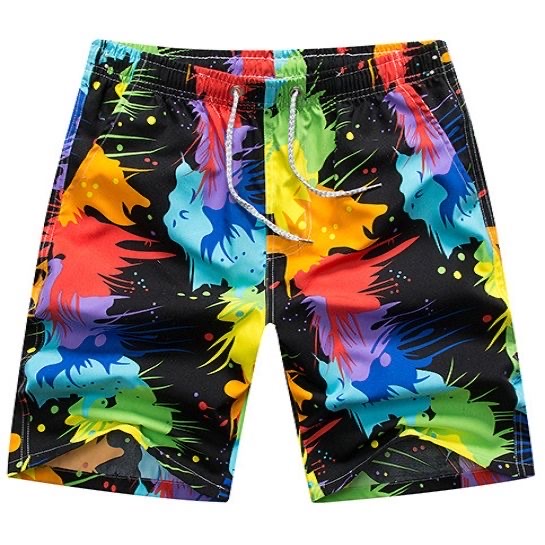 Men's fashionable, casual, comfortable, breathable and versatile beach pants, capri pants, mid-length pants. 18
