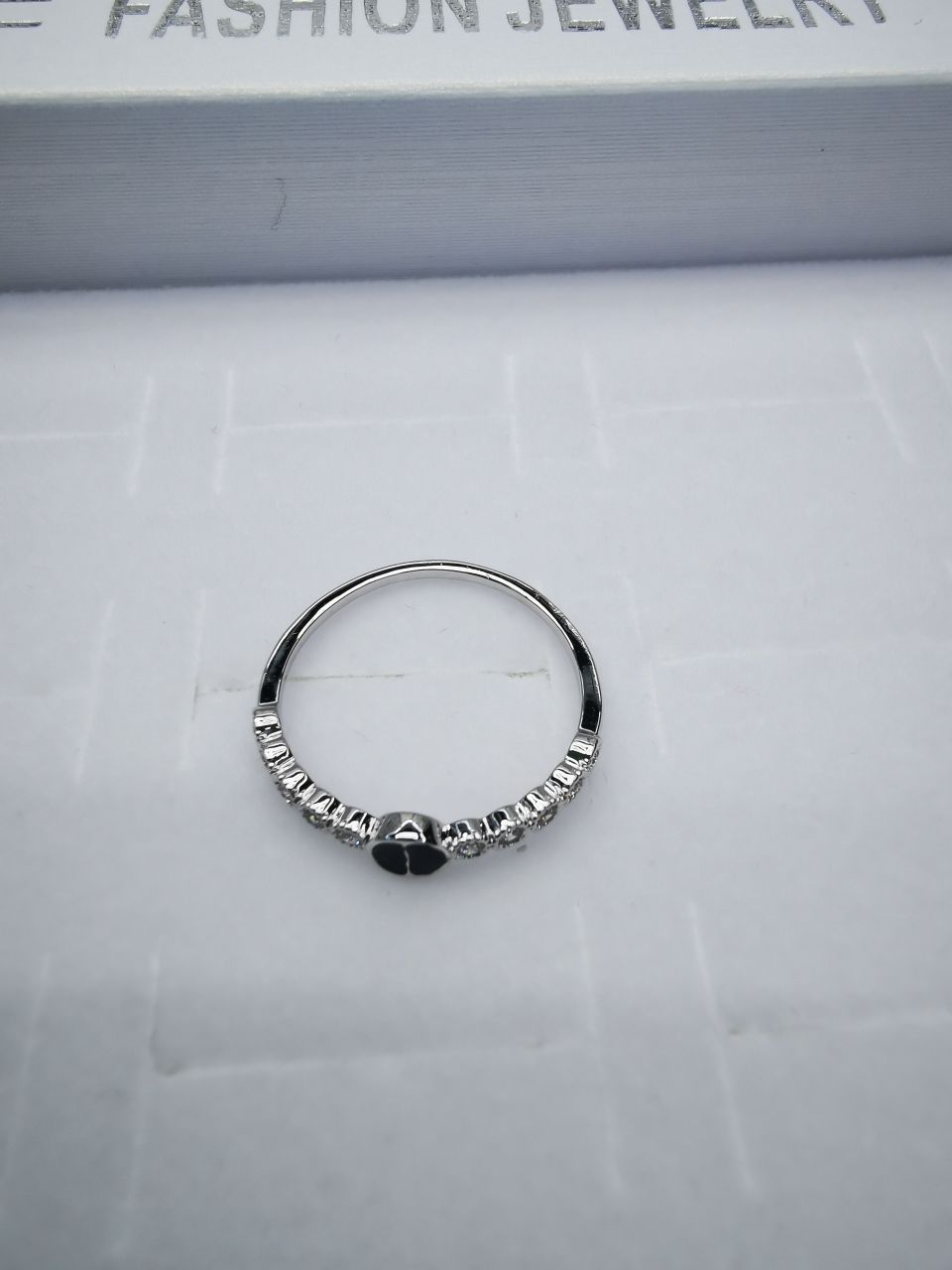 31 Korean version pure copper ring girls' small accessory, simple and ins style fashionable small round bean set ring with adjustable opening details Picture