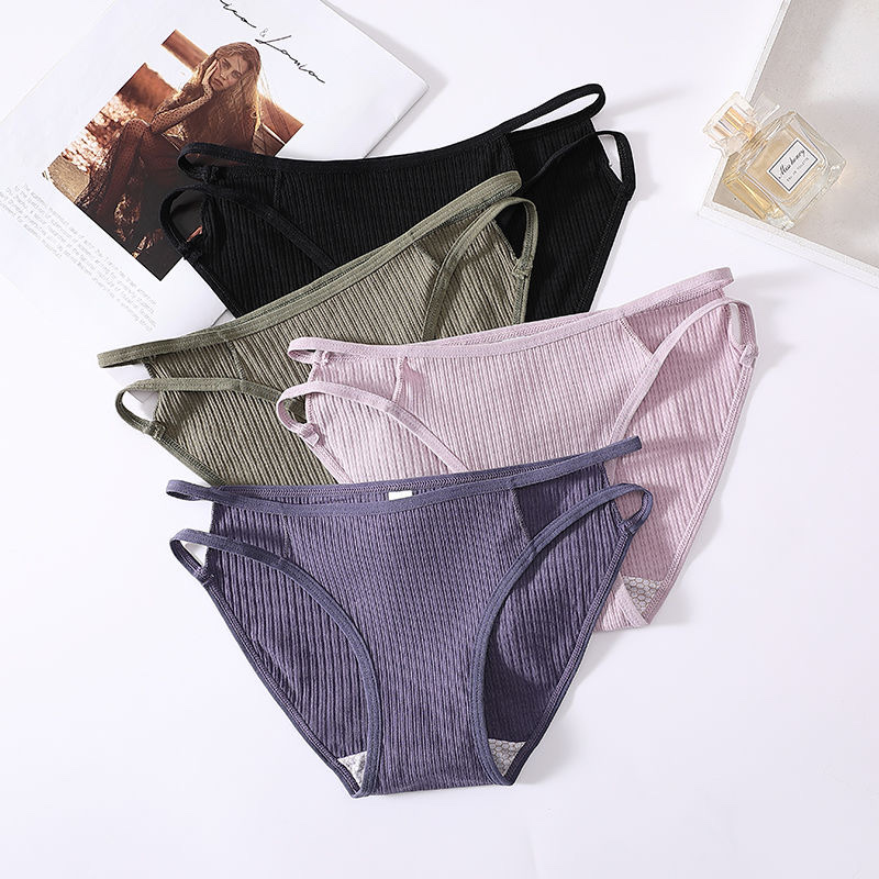 Women's underwear: Simple, printed, fashionable, elegant, comfortable, soft and breathable. Women's underwear 7