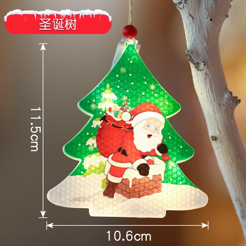 Cross-border Christmas lights, Christmas tree ornaments, snowflakes, five-pointed star-shaped light strings, LED star lights, room decoration, Christmas trees including electronic ones detail image 1