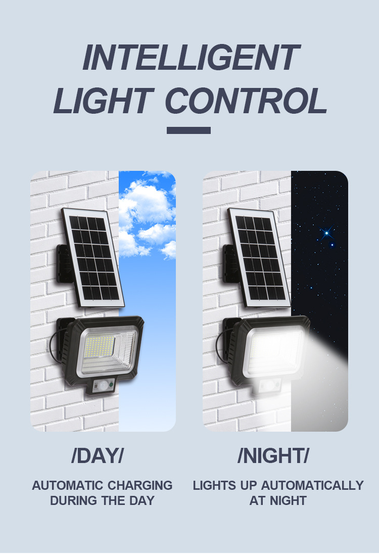 太阳能投光灯厂家直销分体式超亮庭院灯家庭户外壁灯广告投射灯详情图4
