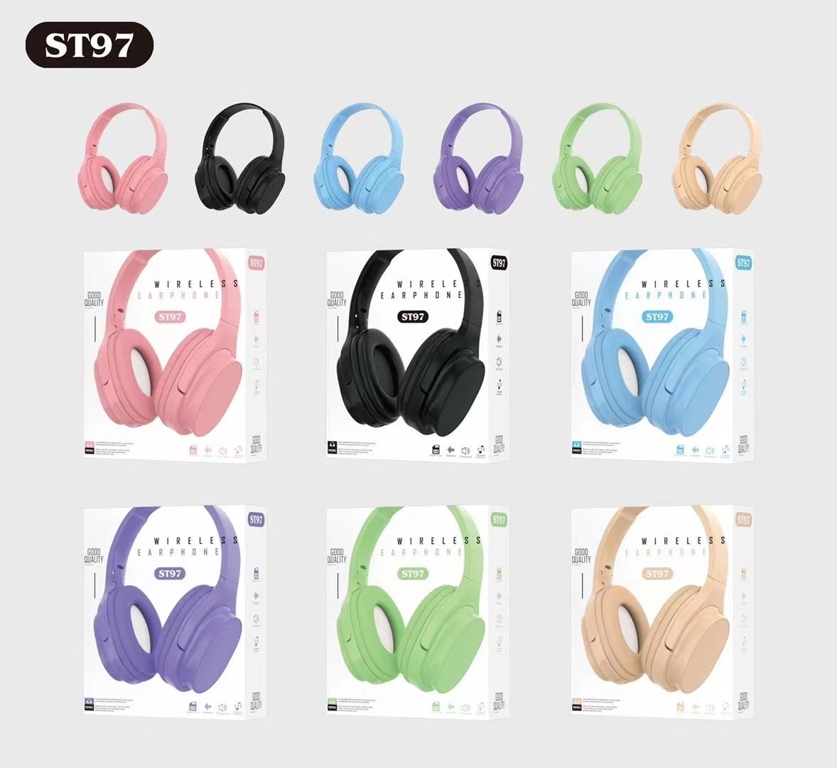 Guangdong soge auriculares, auriculares bluetooth para teléfonos móviles, auriculares inalámbricos bluetooth Specification image