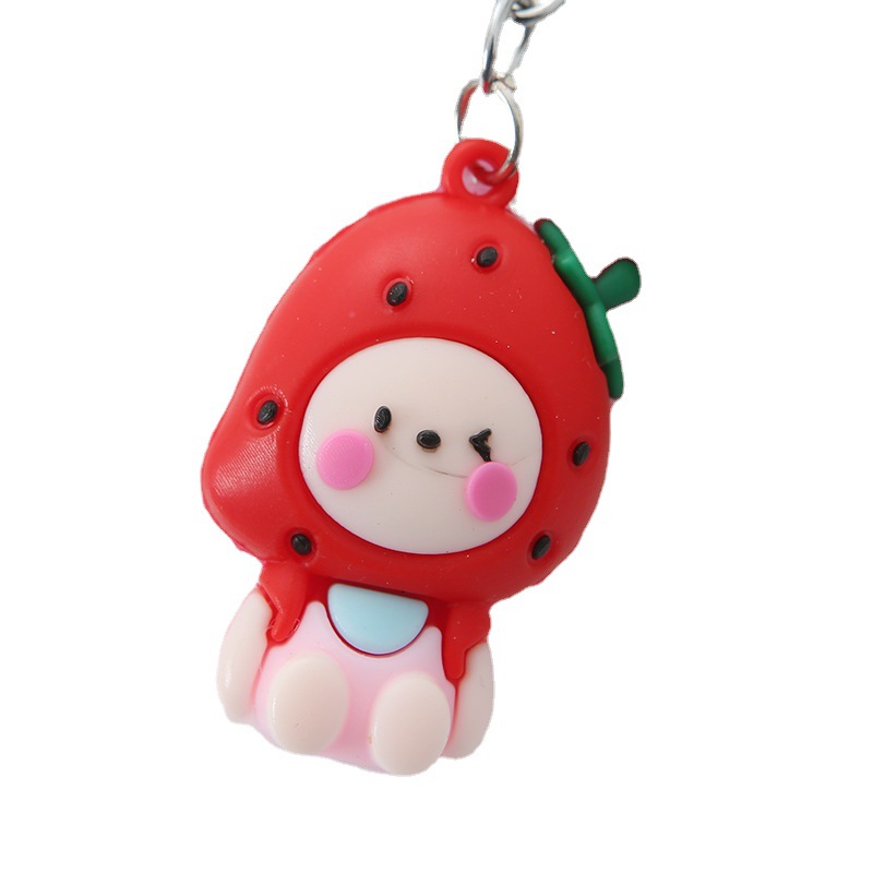 PVC resin resin cute fruit dolls, keychains, pendants, blind boxes, keychains, pendants, claw machines, gift wholesale detail image 5