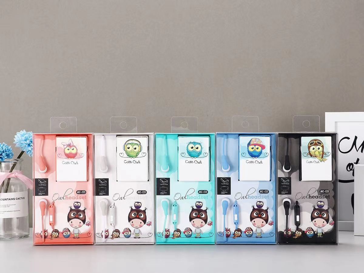 Guangdong sogo marca MC auriculares de teléfono en el oído auriculares de audio MP3 auriculares con cable auriculares pequeños moda creativa boutique Specification image