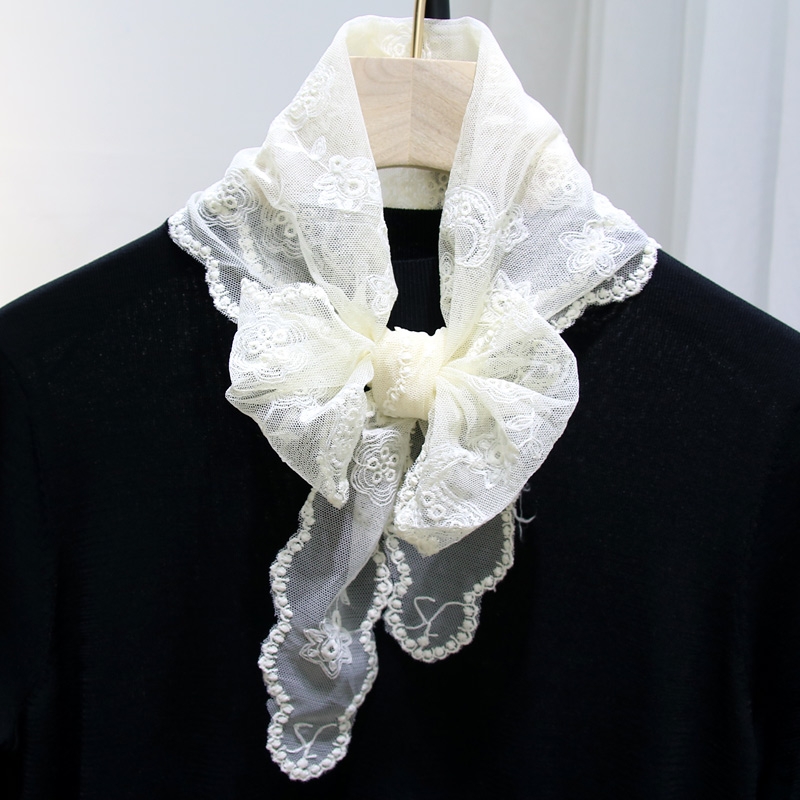 2022 new style scarf lace detail image 4