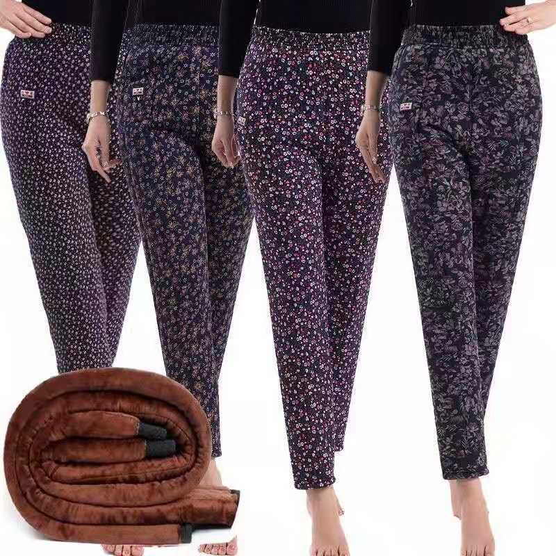 Camel hair cotton pants for middle-aged and elderly people, high-waisted winter thermal pants for women, cotton pants for old ladies with added fleece and thickened, large-sized thermal pants Camel hair cotton pants for middle-aged and elderly people, high-waisted winter thermal pants for women, cotton pants for old ladies with added fleece and thickened, large-sized thermal pants