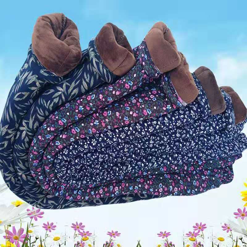 Camel hair cotton pants for middle-aged and elderly people, high-waisted winter thermal pants for women, cotton pants for old ladies with added fleece and thickened, large-sized thermal pants Specification image