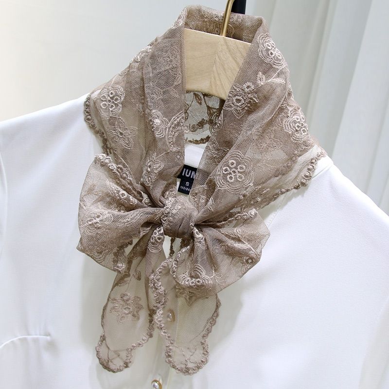 2022 new style scarf lace detail image 3
