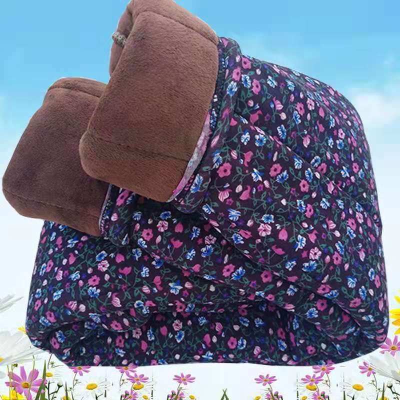 Camel hair cotton pants for middle-aged and elderly people, high-waisted winter thermal pants for women, cotton pants for old ladies with added fleece and thickened, large-sized thermal pants Item Picture
