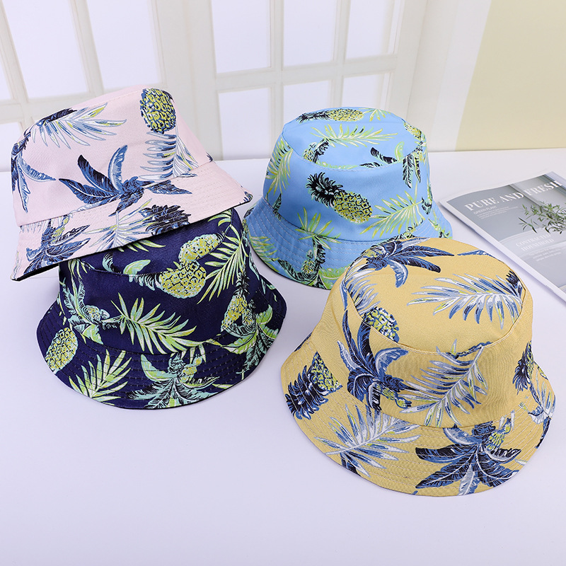 Europa y américa transfronteriza nuevo estilo cashew flower fishcap hombres y mujeres primavera verano sombreros de protección solar al aire libre sombrero de lavabo doble sombrero de comercio exterior doble sombrero de pescador details Picture