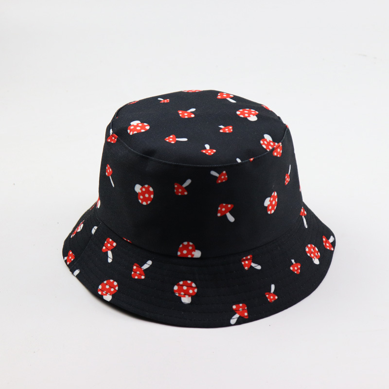 Europa y américa transfronteriza nuevo estilo fruta flor sombrero de pescador hombres y mujeres primavera verano al aire libre sombra sombrero de protección solar doble lavabo sombrero comercio exterior