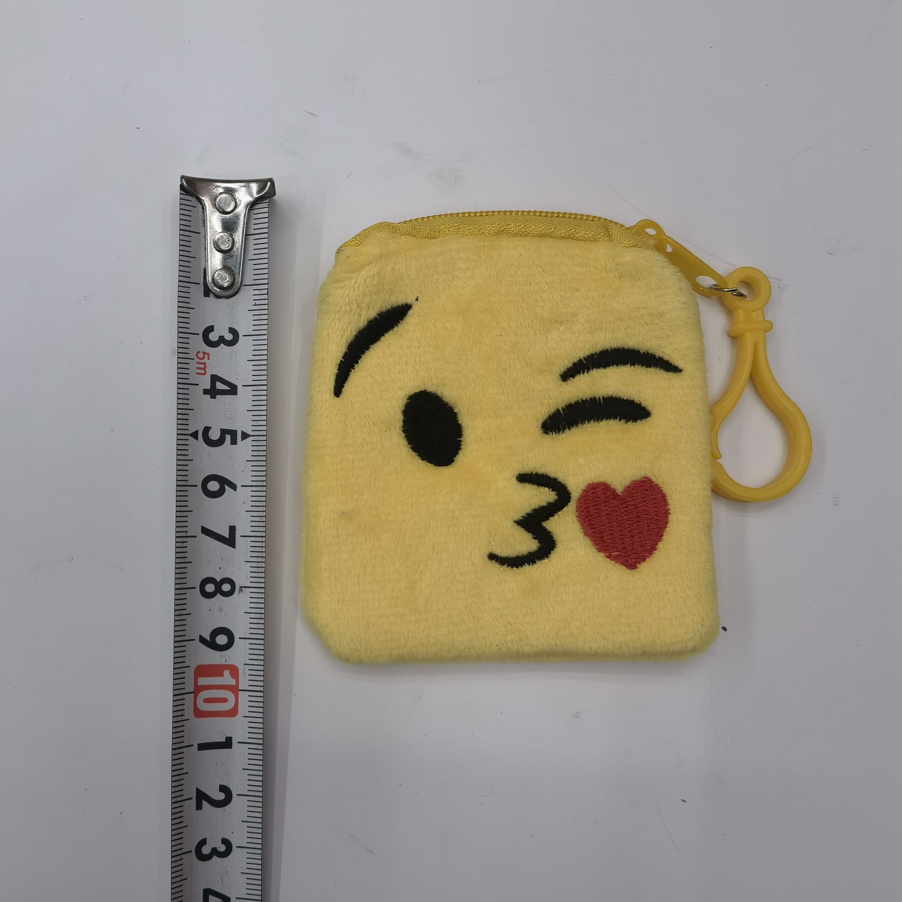 表情零钱包笑脸钱包儿童零钱包卡通刺绣钱包硬币包正方形表钱包详情图3