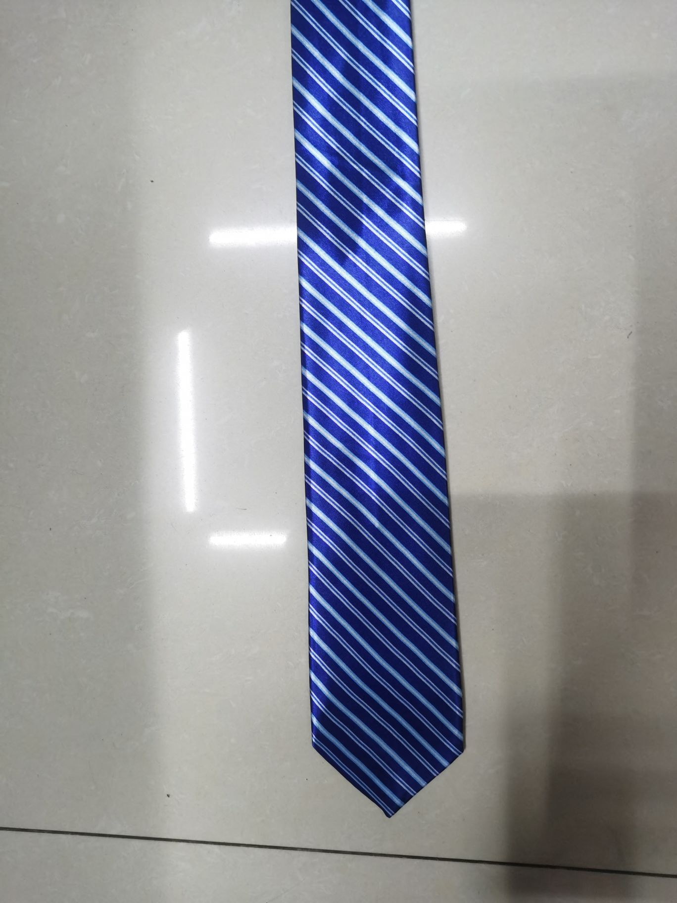 Transferencia de fibra química print red tie