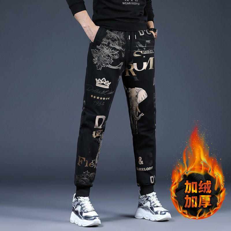 Fleece men's trousers are sold directly by the manufacturer and can be customized based on samples detail image 1