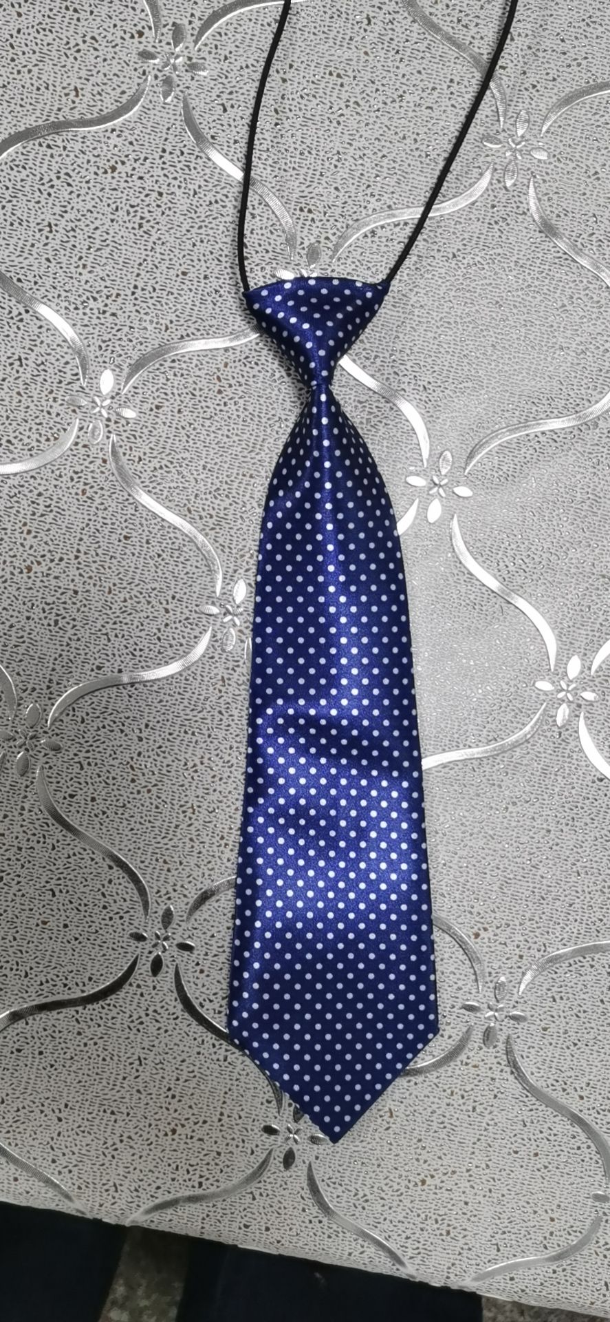 Transferencia de fibra química estampado kid tie details Picture