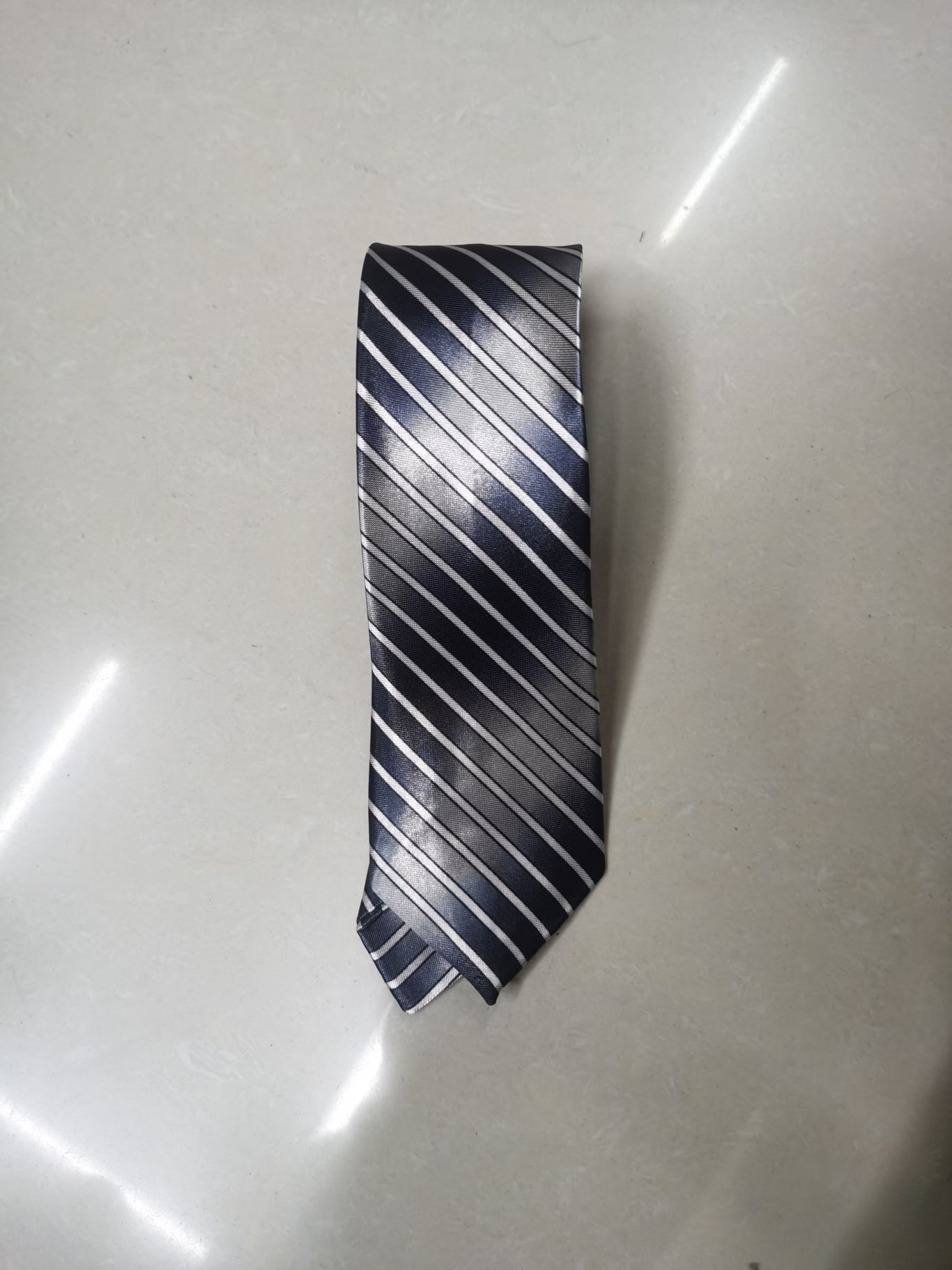 Chemical fiber transfer printed tie Specification image