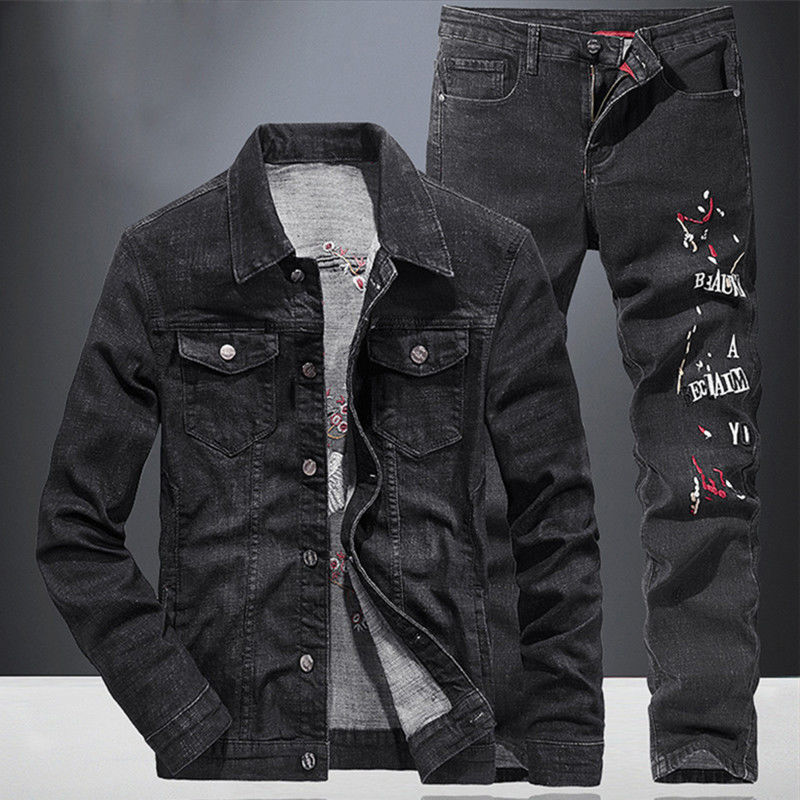 牛仔夹克男春季潮牌休闲潮流韩版修身帅气短款外套