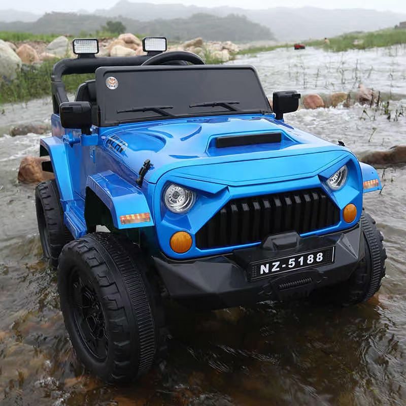 New 12V super powerful off-road vehicle, model: NZ-5188 [12v dual drive large battery] + [Double doors] [One-button start] + [2, 4G one-to-one remote control] +